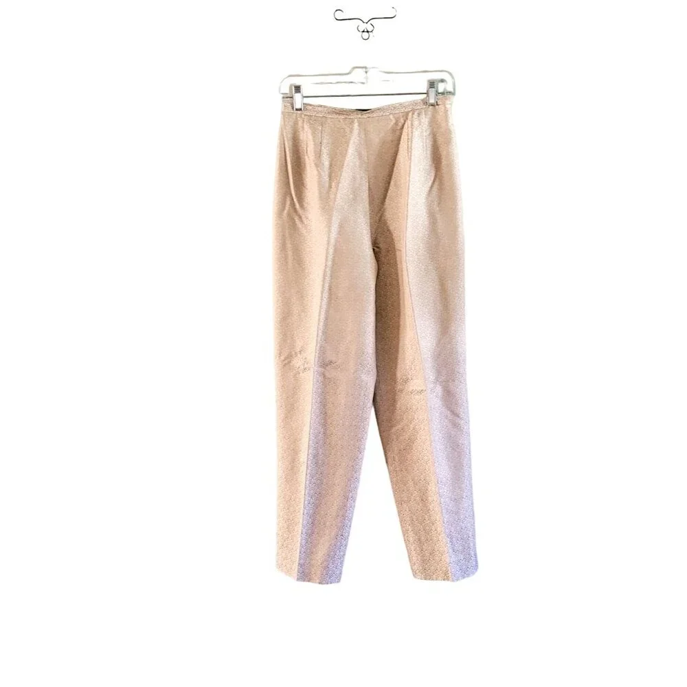 Talbots Silk Pants Suit with Long Jacket - Picture 6 of 8